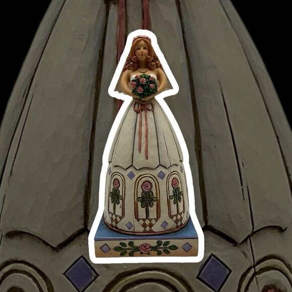 Jim Shore Heartland Creek Vintage "From This Day Forward" Bride Resin Figurine - Picture 6 of 16